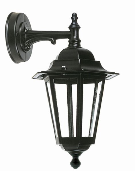 Rustikale Außenleuchte HYSAIA Schwarz IP44 E27 elegant