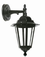 Rustikale Außenleuchte HYSAIA Schwarz IP44 E27 elegant