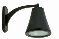 Au&szlig;enwandleuchte IP44 Modern Aluminium Schwarz E27