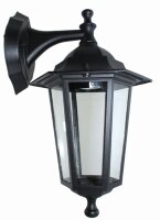 Au&szlig;enwandlampe Schwarz Rustikal Aluminium IP44 E27