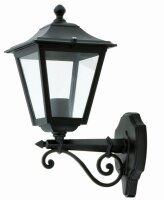 Nostalgische Au&szlig;enlampe ONAYA Schwarz IP44 Rustikal