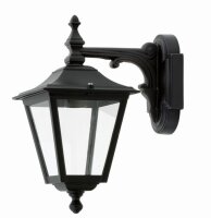 Au&szlig;enlampe Rustikal Schwarz Aluminium elegant E27 IP44