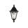 Schwarze Außenlampe Aluminium IP44 Rustikal E27