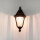 Schwarze Außenlampe Aluminium IP44 Rustikal E27