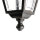 Schwarze Außenlampe Aluminium IP44 Rustikal E27