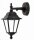 Wandlampe Au&szlig;en Schwarz IP44 E27 Aluminium Laterne