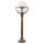 Gartenlampe ALONNISOS Messing in antik H:69cm