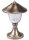 Wegeleuchte Garten Messing Glas H:29cm au&szlig;en ANDROS