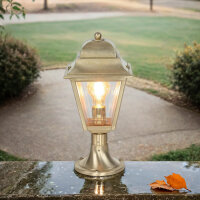 Stehlampe PAXI Messing H:39cm Rustikal Garten Weg