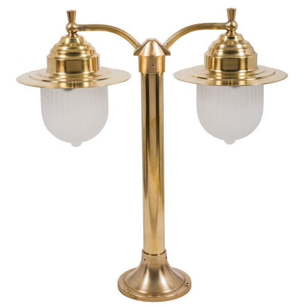 Messing Gartenlampe 50cm hoch Maritim wetterfest