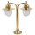 Messing Gartenlampe 50cm hoch Maritim wetterfest