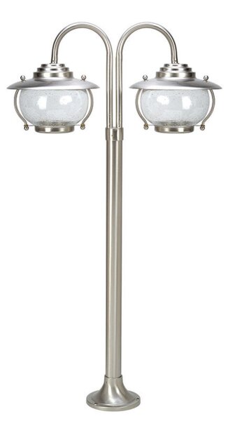 Außenlampe PYRGOS aus Messing rostfrei H:85cm edel