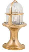 Gartenlampe Messing H:28cm dekorativ au&szlig;en Maritim