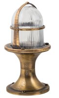 Dekorative Gartenlampe Messing H:28cm au&szlig;en Maritim