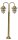 Gartenlampe Messing H:85cm dekorativ au&szlig;en Maritim