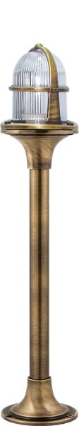 Premium Gartenlampe Stehend H:62cm echtes Messing