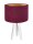 Tischlampe Beere Gold Holz Dreibein 46cm Retro Leuchte