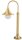 Messinglampe VOLOS Garten Weg H:65cm E27 rostfrei