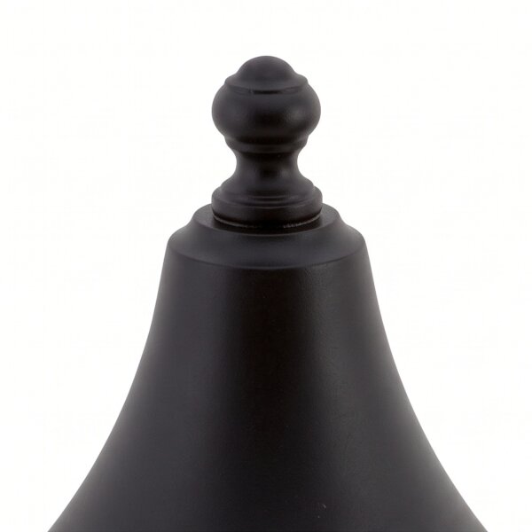 Sockelleuchte außen Schwarz 57 cm IP43 E27 Rustikal