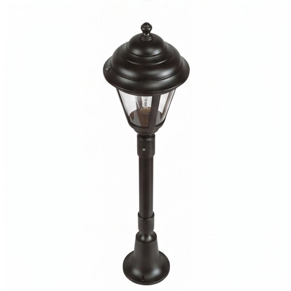 Rustikale Wegeleuchte ELEANOR 79 cm IP44 Schwarz E27