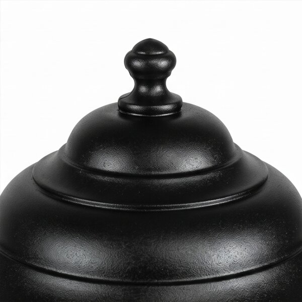 Rustikale Wegeleuchte ELEANOR 79 cm IP44 Schwarz E27