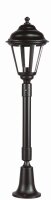 Rustikale Wegeleuchte ELEANOR 79 cm IP44 Schwarz E27