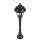 Rustikale Wegeleuchte ELEANOR 79 cm IP44 Schwarz E27