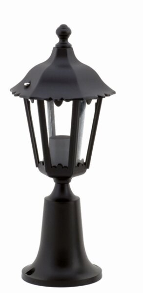 Sockelleuchte außen E27 Schwarz 40 cm IP43