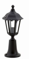 Sockelleuchte außen E27 Schwarz 40 cm IP43