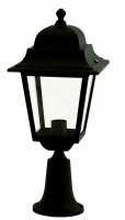 Rustikale Au&szlig;enlampe Schwarz IP44 Aluminium E27