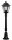 Elegante Wegeleuchte Schwarz Rustikal 77cm E27 IP43