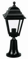Sockelleuchte au&szlig;en Schwarz IP44 44cm Rustikal