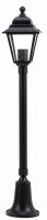 Rustikale Au&szlig;enlampe Schwarz 74cm IP44 Aluminium E27