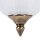 Pendelleuchte Außen Messing Glas IP23 Rustikal