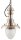 Pendelleuchte Nickel IP43 Echt-Messing Glas Maritim
