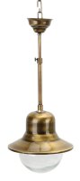 Pendelleuchte Messing Garten rund Maritim IP23