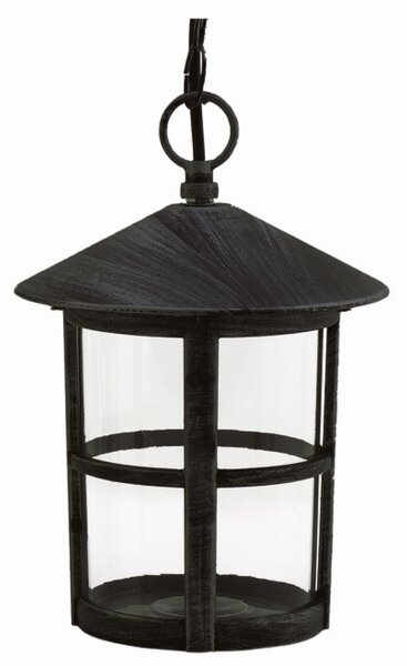 Rustikale Außenlampe Schwarz IP43 E27 regengeschützt