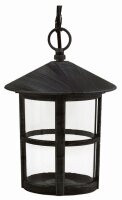 Rustikale Au&szlig;enlampe Schwarz IP43 E27...