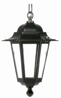 Rustikale Au&szlig;enlampe HYSAIA Schwarz IP44 E27 elegant