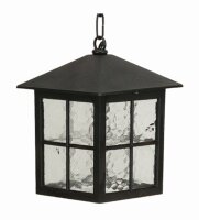 Rustikale Außenlampe Schwarz IP43 regengeschützt