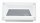 Wei&szlig;e Einbauleuchte au&szlig;en IP44 E27 Aluminium B:22,5cm