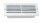 Au&szlig;en Einbaustrahler Aluminium eckig B:B:24cm E27 Wei&szlig;
