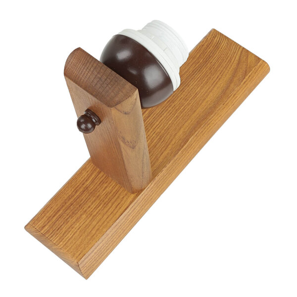 Wandleuchte Schirm Holz wohnlich BEVERELY Lampe