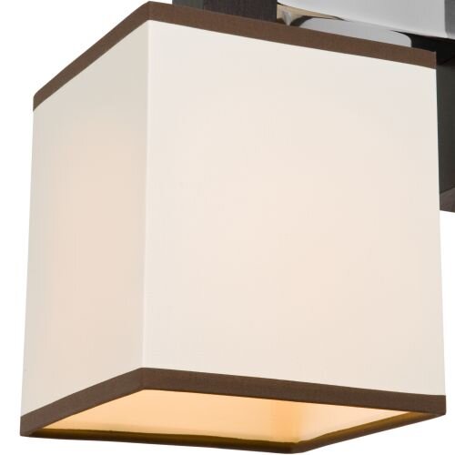 Stilvolle Wandlampe CALI Creme Stoff Modern Lampe