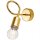 Stylische Wandlampe MADALYNN Gold Metall Lampe