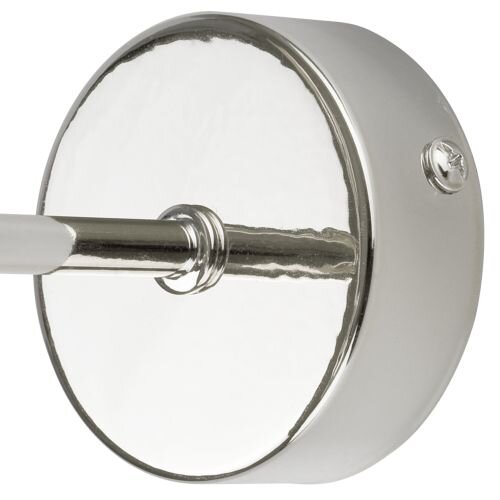 Wandleuchte Metall Lampe Chrom Modern MADALYNN
