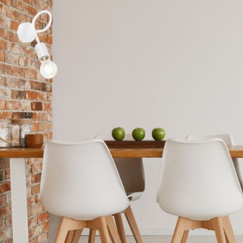 Wandleuchte Weiß Modern Metall Lampe