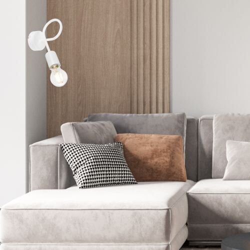 Wandleuchte Weiß Modern Metall Lampe