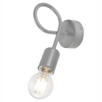 Moderne Wandlampe Grau Metall MADALYNN Lampe