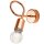 Wandleuchte MADALYNN Kupfer Modern Metall Lampe